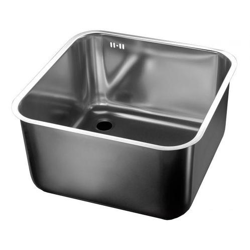 Vierkante RVS Spoelbak 450X450X200mm HorecaTraders, Zakelijke goederen, Horeca | Meubilair en Inrichting, Verzenden