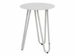 Cool bijzettafel 40xH55 cm rond aluminium seashell, Ophalen of Verzenden, Nieuw, Aluminium