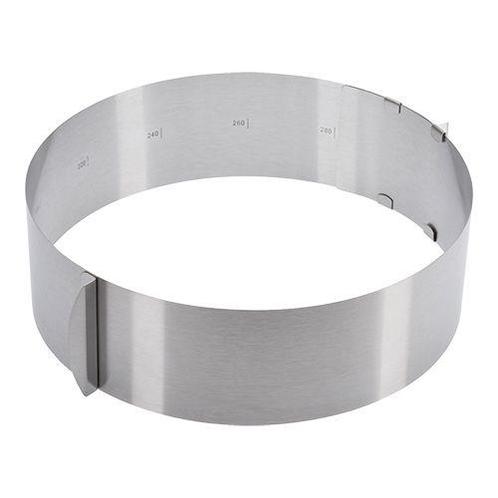 Taartring RVS verstelbaar Ø18 - 30cm, Zakelijke goederen, Horeca | Keukenapparatuur, Nieuw in verpakking, Verzenden