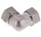 M36x2 x 28L RVS Verstelbaar L-Fitting 90graden met, Verzenden, Nieuw