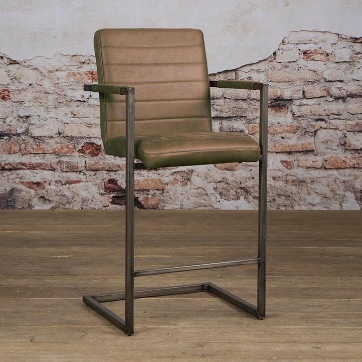 *WOONWINKEL* Tower Living Rocca Stoere Barstoel Industrieel, Huis en Inrichting, Barkrukken, Nieuw, Verzenden