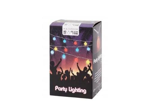 Veiling - Lichtslinger lamp bolletjes 80 LED voor in de tuin, Huis en Inrichting, Lampen | Hanglampen