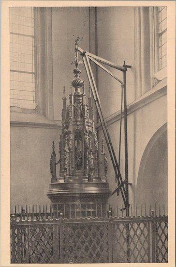 ZUTPHEN - St. Walburgskerk Doopvont, Verzamelen, Ansichtkaarten | Nederland, Verzenden