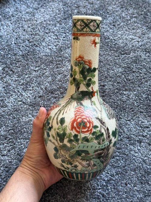 Vaas - Porselein - China - Guangxu (1875-1908) - Vogels &, Antiek en Kunst, Antiek | Overige Antiek