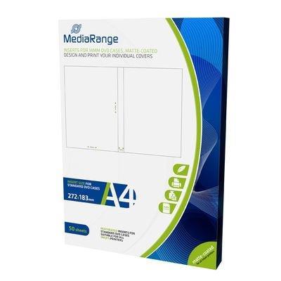 MediaRange DVD 14 mm cover inserts 50 stuks, Computers en Software, Beschrijfbare discs, Nieuw, Verzenden
