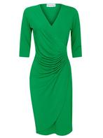 Jurk Geplooid Effen Groen, jurk casual groen, Kleding | Dames, Jurken, Nieuw, Verzenden