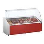 GGM Gastro | Koelvitrine - 1900mm - Donkerrood voorpaneel |, Verzenden, Nieuw in verpakking, Decoratie