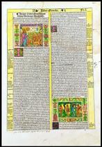 Hans Springinklee and Erhard Schön - Gods creation of the, Antiek en Kunst