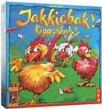 Jakkiebak Kippenkak | 999 Games - Kinderspellen, Hobby en Vrije tijd, Gezelschapsspellen | Bordspellen, Nieuw, Verzenden