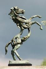 Beeld, horse - 66 cm - bronze marble, Antiek en Kunst, Kunst | Designobjecten