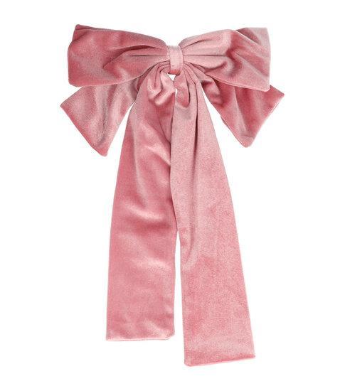 Haarspeld Strik Linten XL Velvet Roze, Sieraden, Tassen en Uiterlijk, Uiterlijk | Haarverzorging