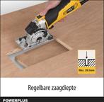 Powerplus POWX1365MB Invalzaag - 600W - Ø89mm - Incl. laser,, Verzenden, Zo goed als nieuw