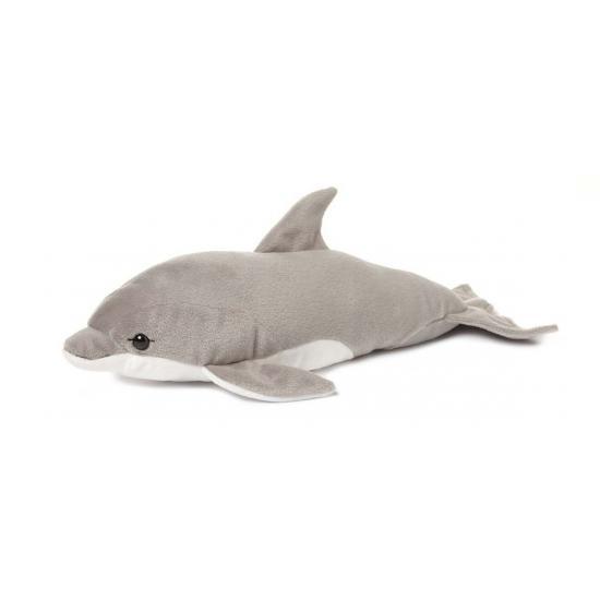 WNF pluche dolfijn knuffel grijs 40 cm - Knuffel dolfijnen, Kinderen en Baby's, Speelgoed | Knuffels en Pluche, Verzenden