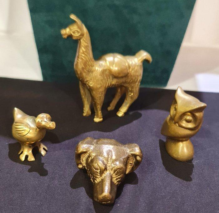 Beeldje, Sans prix de réserve - 9 cm - Verguld brons - 1960, Antiek en Kunst, Curiosa en Brocante