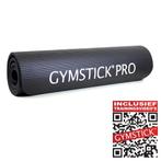 Gymstick NBR Fitnessmat Pro - 140 x 60 x 1 cm -  Zwart - Met, Sport en Fitness, Verzenden, Nieuw