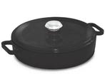 GGM Gastro | Gietijzeren braadpan - Ø 240mm - plat - Zwart |, Huis en Inrichting, Verzenden, Nieuw