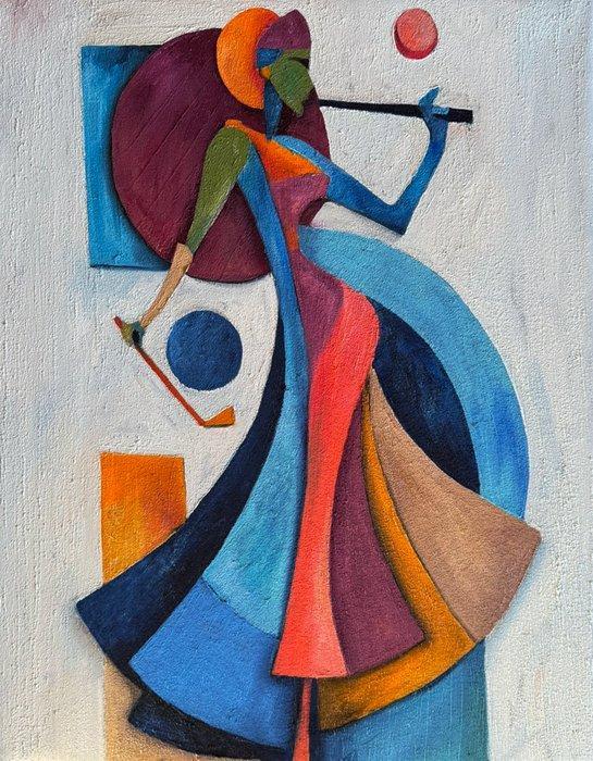 Patricia Marini - Lady of the Long Drive, Antiek en Kunst, Kunst | Schilderijen | Modern