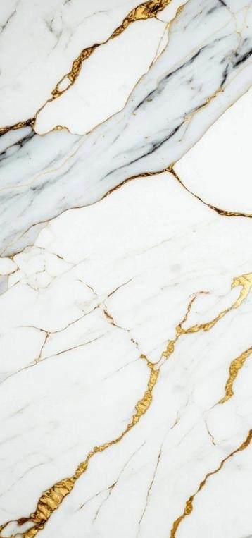 Wandpaneel Isodeco Carrara 120x260 cm PVC Marmer Hoogglans beschikbaar voor biedingen
