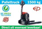 EPL154 Elektrische Li-Ion pallettruck 1.500 kg (Zwenkwielen), 1000 tot 2000 kg, Elektrisch, Palletwagen, Verzenden