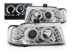 Angel Eyes koplampen Chrome geschikt voor Seat Ibiza Cordoba, Auto-onderdelen, Verlichting, Nieuw, Volkswagen, Verzenden