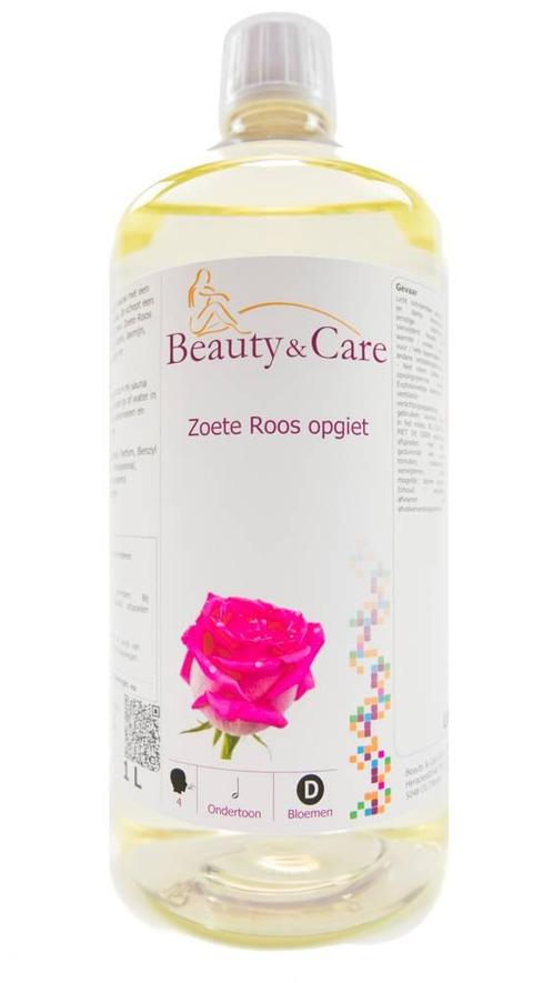 Beauty & Care Zoete Roos opgiet 1 L.  new, Sport en Fitness, Sauna, Fins of Traditioneel, Nieuw, Ophalen of Verzenden