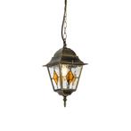 Vintage buiten hanglamp antiek goud - Antigua, Tuin en Terras, Buitenverlichting, Nieuw, Minder dan 50 watt