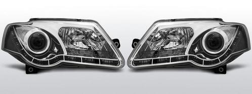 Koplampen LED DRL | Volkswagen Passat B6 2005-2010 | met, Auto-onderdelen, Verlichting, Nieuw, Volkswagen, Ophalen of Verzenden