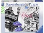 Veiling - Ravensburger Mijn Parijs Puzzel 1500 Stuks nr 1629, Hobby en Vrije tijd, Denksport en Puzzels, Nieuw