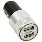 ProPlus autolader USB dubbel 12/24 Volt 3,1A zwart/zilver, Ophalen of Verzenden, Nieuw