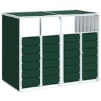 Containerberging voor 2 containers 144x81x113 cm staal groen, Huis en Inrichting, Overige Huis en Inrichting, Verzenden, Nieuw