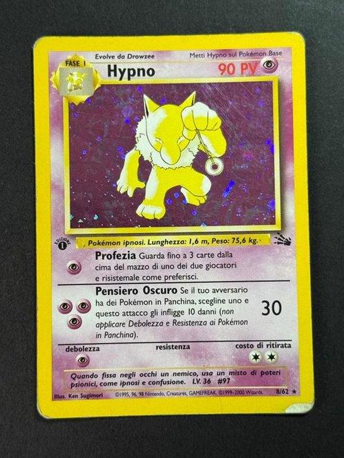 Pokémon - 3 Card - Aerodactyl, Hypno, Muk First edition,, Hobby en Vrije tijd, Verzamelkaartspellen | Pokémon