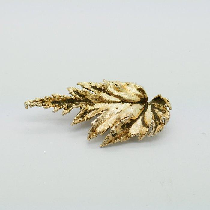 Zonder minimumprijs - Broche Zilver, Verguld - Flora Danica, Sieraden, Tassen en Uiterlijk, Antieke sieraden