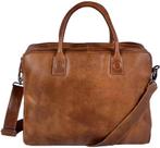 DSTRCT Fletcher Street Leren Laptoptas - 15,6 inch - Cognac, Sieraden, Tassen en Uiterlijk, Verzenden, Nieuw