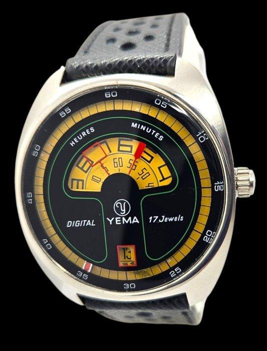 Yema - Digital jump hour - Zonder Minimumprijs - Heren -, Sieraden, Tassen en Uiterlijk, Horloges | Heren