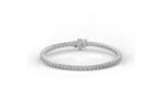 Tennis armband - 14 karaat Witgoud - 4.60ct. tw. Diamant