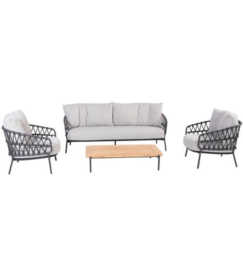 Calpi stoel bank loungeset 4 delig rope 4 Seasons Outdoor, Tuin en Terras, Tuinsets en Loungesets, Nieuw, Ophalen of Verzenden