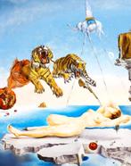 Kunstdruk Salvador Dali - Une seconde avant leveil 60x80cm, Huis en Inrichting, Woonaccessoires | Schilderijen, Tekeningen en Foto's