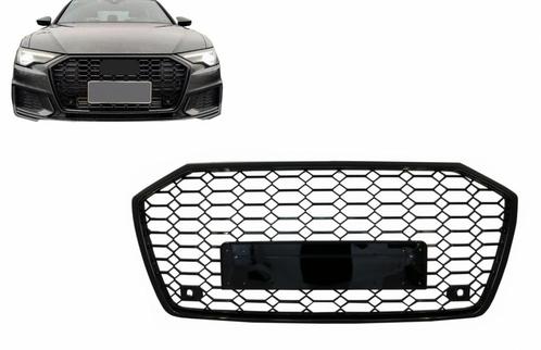 Grill Audi A6 S-Line C8 RS6 Look Glans Zwart, Auto-onderdelen, Carrosserie en Plaatwerk, Ophalen of Verzenden