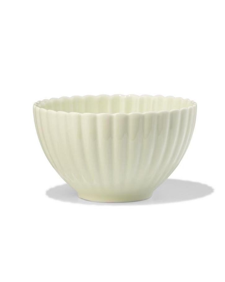 HEMA Schaaltje 12cm aardewerk bloem groen, Huis en Inrichting, Keuken | Keukenbenodigdheden, Nieuw, Verzenden