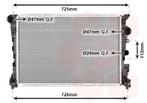RADIATOR VOOR MERCEDES BENZ C-KL W204 2007-2011 1975000003, Ophalen of Verzenden, Nieuw