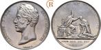 Zilver medaille auf die Koenigsweihe 1825 Frankreich: Koe..., Postzegels en Munten, Penningen en Medailles, Verzenden