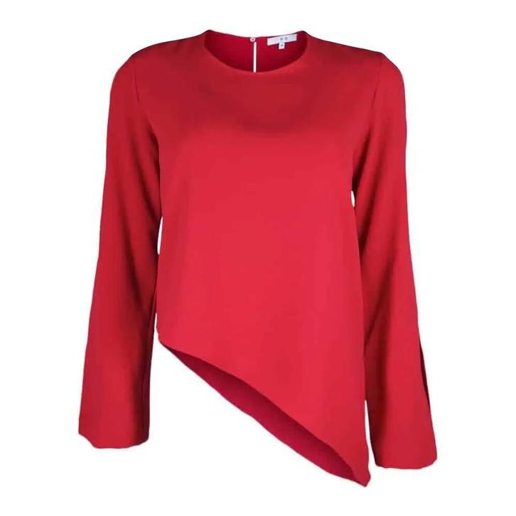 IRO • rode cut-out blouse Awefa • 34, Kleding | Dames, Tops, Rood, Nieuw, Maat 34 (XS) of kleiner, Verzenden