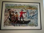 Robert Combas (1957) - la chasse aux canards, Antiek en Kunst