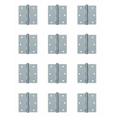 AXA ongelagerd scharnier 76x76x2 met rechte hoeken promopack, Doe-het-zelf en Verbouw, Hang- en Sluitwerk, Verzenden