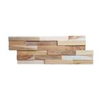 Houtstrips 3D Teakhout Rea 50x18cm, Doe-het-zelf en Verbouw, Hout en Planken, Nieuw