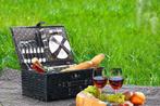 Luxe picknickmand incl. servies en kleed, Huis en Inrichting, Keuken | Servies, Nieuw