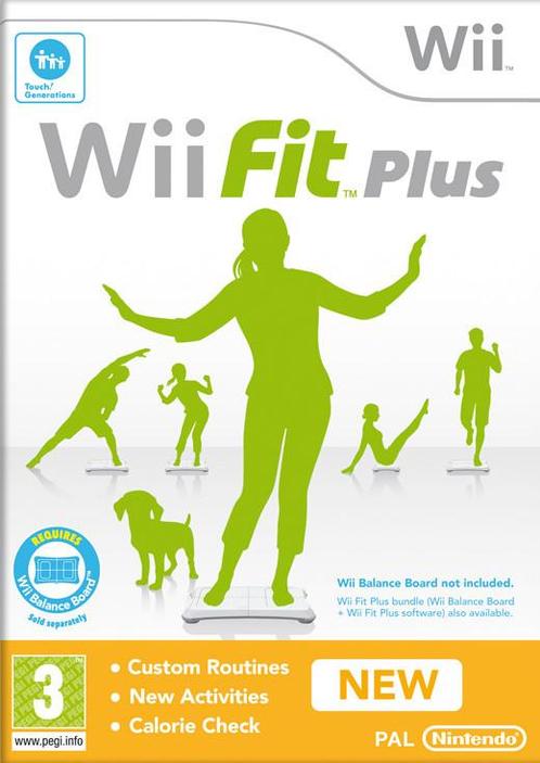Wii Fit Plus (Software Only) (Nintendo Wii), Spelcomputers en Games, Games | Nintendo Wii, Gebruikt, Verzenden