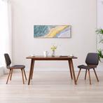 Eetkamerstoelen Stof Grijs (2 st) | Tweedekansje | 42% ko..., Huis en Inrichting, Stoelen, Twee, Nieuw, Ophalen of Verzenden, Grijs
