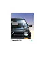 1989 VOLKSWAGEN GOLF BROCHURE NEDERLANDS, Boeken, Auto's | Folders en Tijdschriften, Nieuw, Volkswagen, Author
