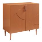 Commode Starvili dressoir 75x76x38 cm roestkleurig [en.casa], Verzenden, Nieuw